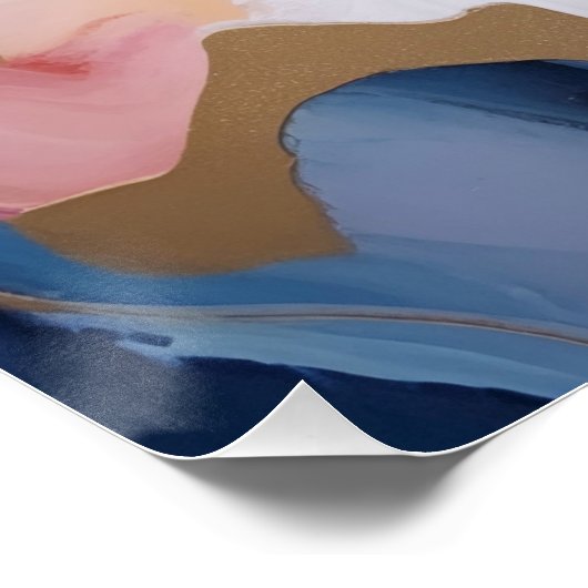 Stone Abstract Poster (Ecke)