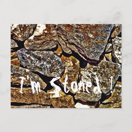 Stone Abstrakt Postkarte (Vorderseite)