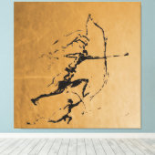 Stone Age Archers Leinwanddruck (Insitu (Holzboden))