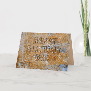 Stone Age Happy Birthday Vater Karte
