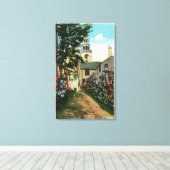 Stone Alley View South Tower and Town Clock Leinwanddruck (Insitu (Holzboden))