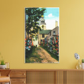 Stone Alley View South Tower and Town Clock Leinwanddruck (Insitu (Wohnzimmer))