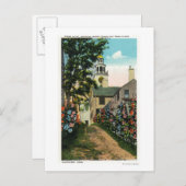 Stone Alley View South Tower and Town Clock Postkarte (Vorne/Hinten)