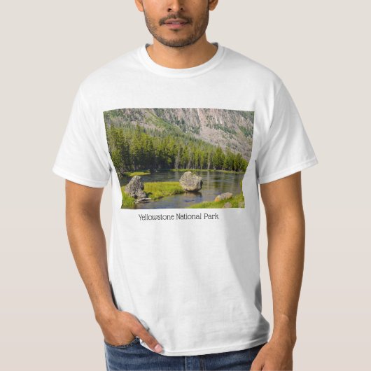 Stone am Madison River T-Shirt (Vorderseite)