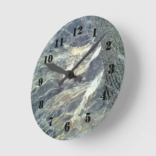 Stone and rock runde wanduhr (Winkel)