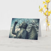 Stone Angel in Washington, Iowa Karte (Gelbe Blume)