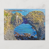Stone Arch, Arnarstapi, Island Postkarte (Vorderseite)