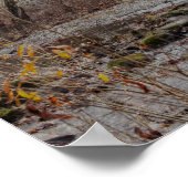 Stone Arch Bridge im Winter - Happy Holidays Poster (Ecke)