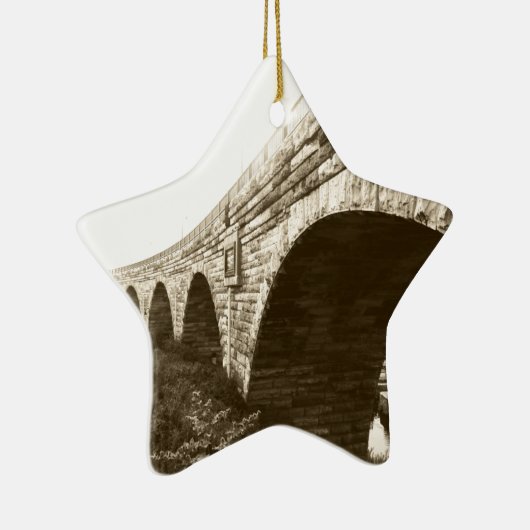 Stone Arch Bridge Keramik Ornament (Rechts)