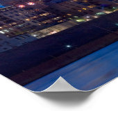 Stone Arch Bridge Minneapolis Skyline-Poster Poster (Ecke)