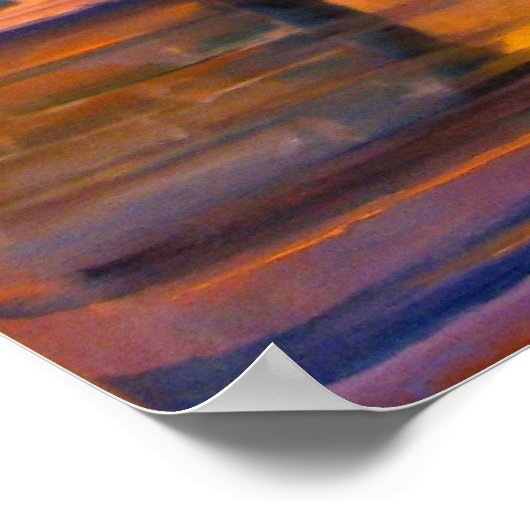 STONE ARCH SUNSET POSTER (Ecke)