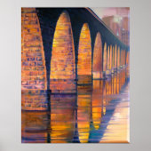 STONE ARCH SUNSET POSTER (Vorne)