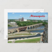 Stone Arche Bridge Postkarte (Vorne/Hinten)