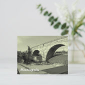 Stone Arche Brücke Postkarte (Stehend Vorderseite)