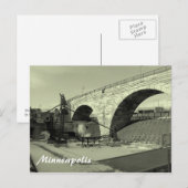 Stone Arche Brücke Postkarte (Vorne/Hinten)