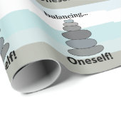 Stone Balancing Geschenkpapier (Rolleneckpunkt)