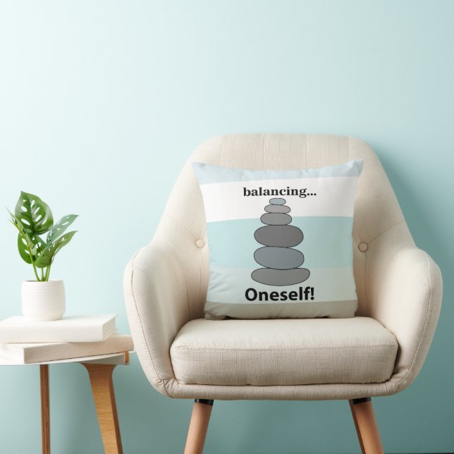 Stone Balancing Kissen (Stuhl )
