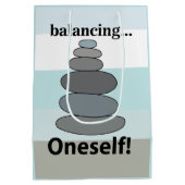 Stone Balancing Mittlere Geschenktüte (Rückseite)