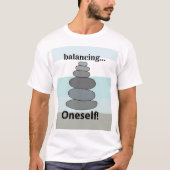 Stone Balancing Stone Stacking Stack T-Shirt (Vorderseite)