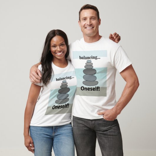 Stone Balancing Stone Stacking Stack T-Shirt (Unisex)