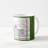 Stone Barn Dark Green 11oz Tasse (VorderseiteRechts)