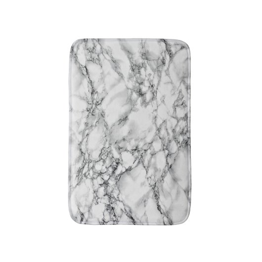 Stone Bath Mat Modern Design aus weißem Marmor Badematte (Vorderseite Vertikal)