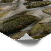 Stone Beach | Point Lobos Staat Reserve, CA Poster (Ecke)