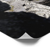 Stone Beehive Monk Huts Clochanson Skellig Michael Poster (Ecke)