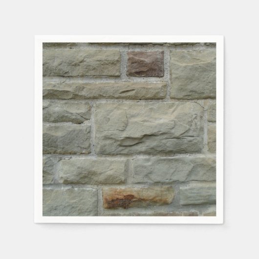 Stone Block Wall Serviette (Vorderseite)