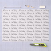 Stone Blush Forever Personalisierte Quotenhochzeit Seidenpapier (Handwerk)