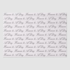 Stone Blush Forever Personalisierte Quotenhochzeit Seidenpapier