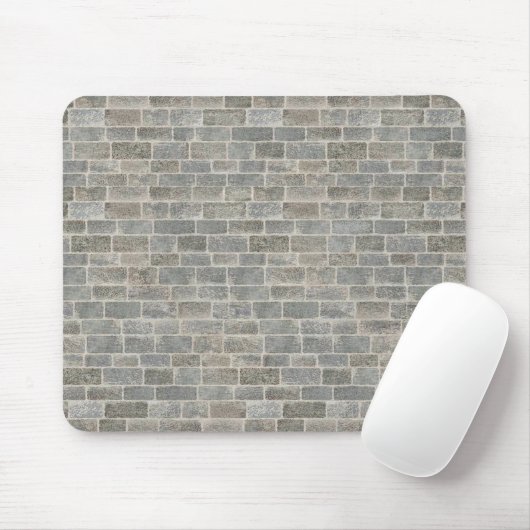 Stone Brick Wall Mat Mousepad (Mit Mouse)