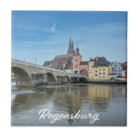 Stone Bridge in Regensburg, Deutschland