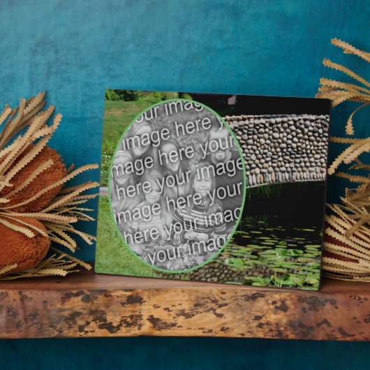 Stone Bridge Lilypads Nature Add your own Foto Fotoplatte (Seite)