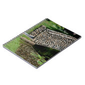 Stone Bridge Lilypads Nature Notizblock (Linke Seite)