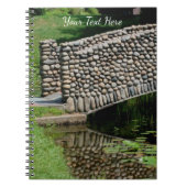 Stone Bridge Lilypads Nature Notizblock (Vorderseite)