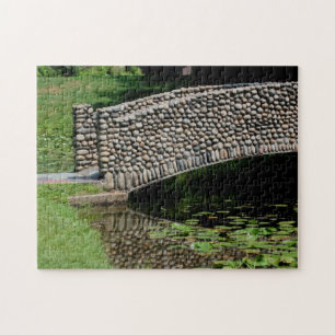Stone Bridge Lilypads Nature  Puzzle