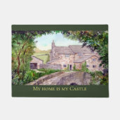 Stone Bridge Painting von Farida Greenfield Fußmatte (Vorderseite)