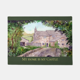 Stone Bridge Painting von Farida Greenfield Fußmatte