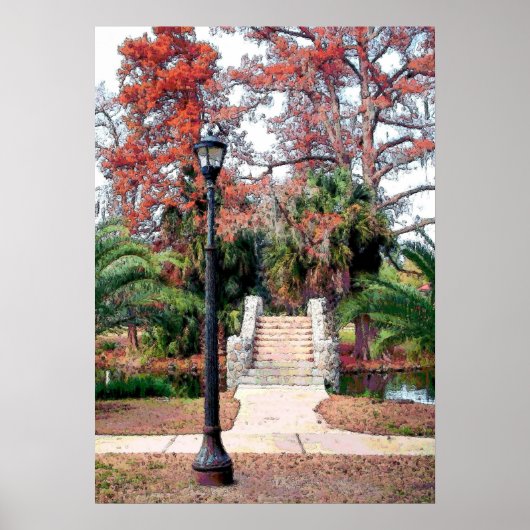 Stone Bridge Parco Civico-Ciani Poster (Vorne)