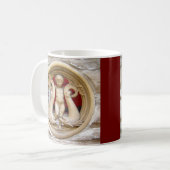 Stone Bürger Granit Putto und Delphine Kaffeetasse (Vorderseite Links)