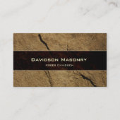 Stone Business Card Visitenkarte (Vorderseite)