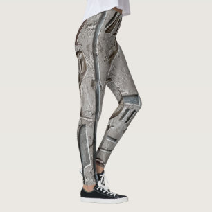 Stone Carved Elegance: Ägyptisch Inspiriert Custom Leggings