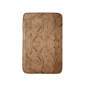 Stone Carving Beige Historisch Badematte (Vorderseite Vertikal)