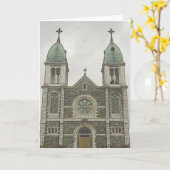 Stone Church Karte (Gelbe Blume)