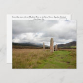 Stone Circle Machrie Moor Postkarte (Vorne/Hinten)