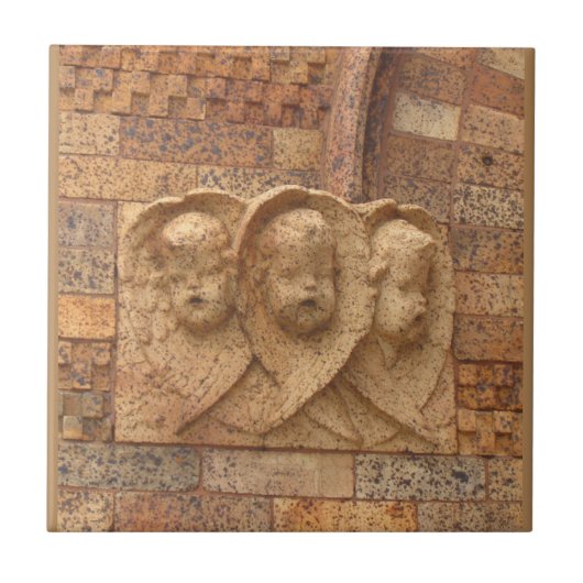 Stone Citizen drei Granit-Säuglinge Fliese (Vorderseite)