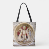 Stone Citizens putto und Delphine drucken Tasche (Rückseite)