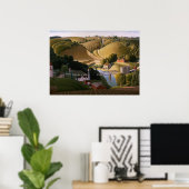 Stone City, 1930 by Grant Wood Poster (Heimbüro)