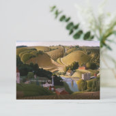 Stone City by Grant Wood Dankeskarte (Stehend Vorderseite)
